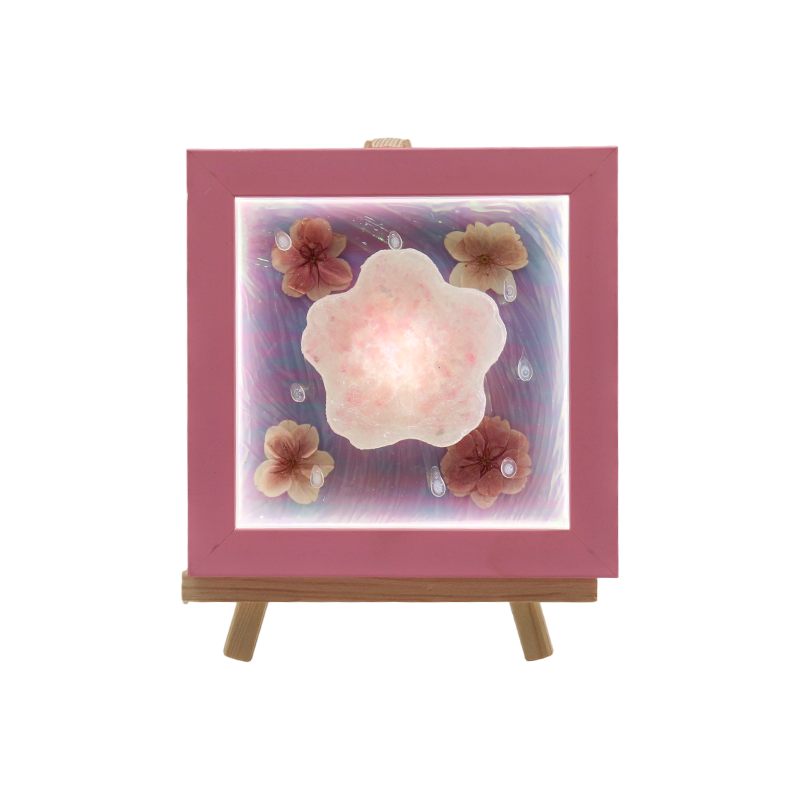 Cahaya Seni Bunga Sakura Merah Muda - Gel Bunga Sakura
