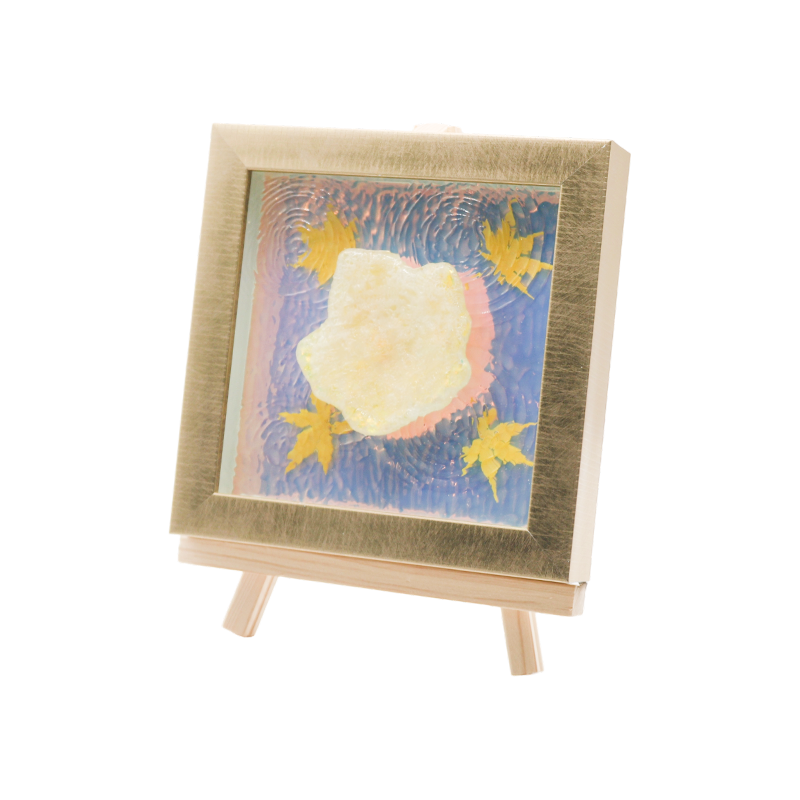 Lampu seni simulasi daun maple amber riak air - Lampu Bayangan Maple