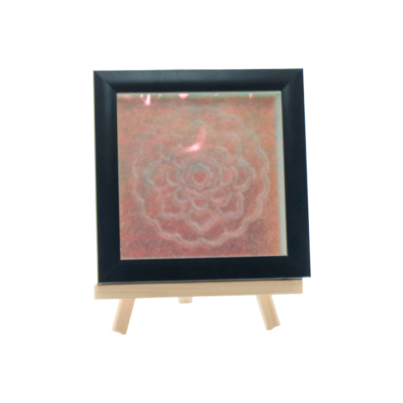 Lampu kristal putih pola bunga biru - Tianxiang Ripples
