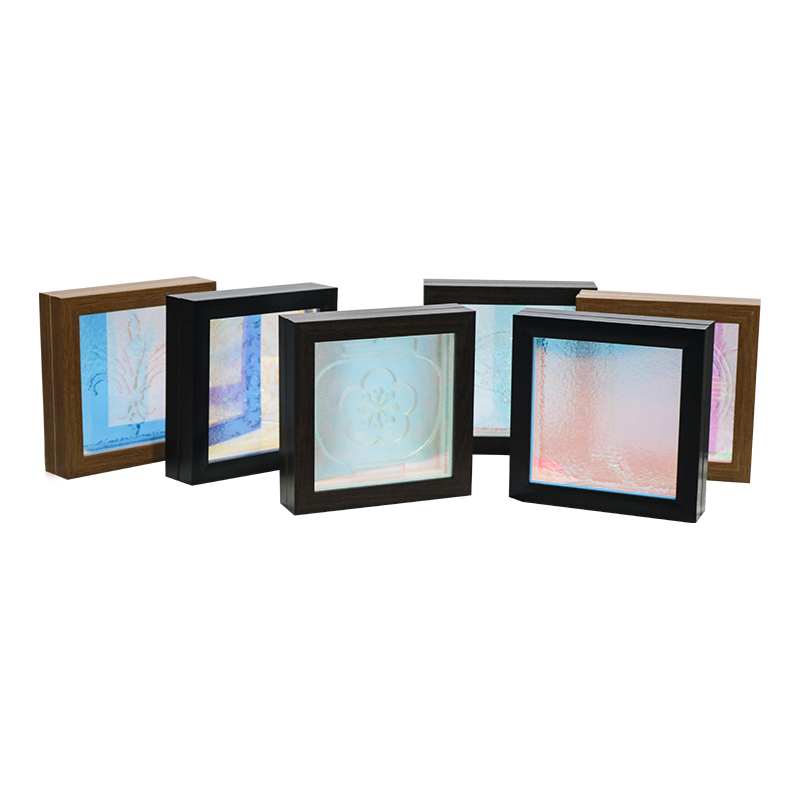 Lampu kristal putih pola bunga biru - Tianxiang Ripples