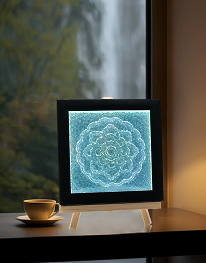 Lampu Kristal Bermotif